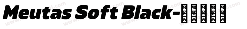 Meutas Soft Black字体转换
